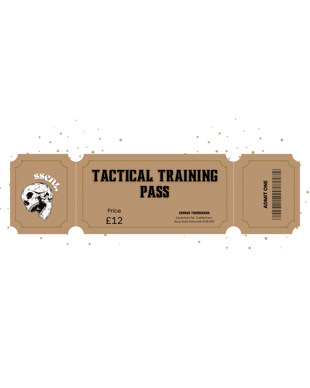 Tactical Training Session Ticket [Gunman Airsoft Tuddenham]